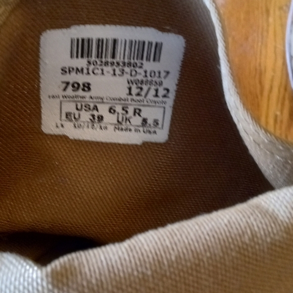 Rocky Hot Weather Combat Tan Lace-Up Boots NWOT - Picture 2 of 6